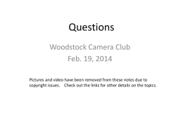 How to Shoot the Night Sky - The Woodstock Camera Club