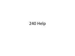 240 Help - BYU Computer Science Students Homepage Index