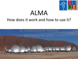 ALMA How does it work and how to use it