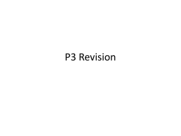 P3 Revision Notesx