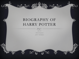 Biography of Harry Potter