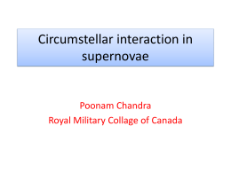 Circumstellar interaction in supernovae