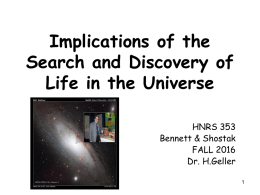 Implications of the Search and Discovery