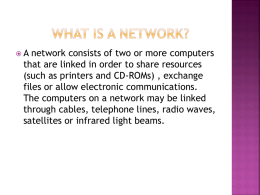 What is a network?