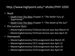 Chapter 17 Lecture Presentation
