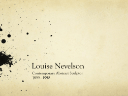 Power Point on Louise Nevelson