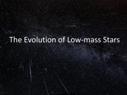 The Evolution of Low Mass Stars