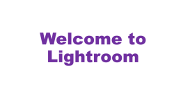 Beginners Guide to LightRoom