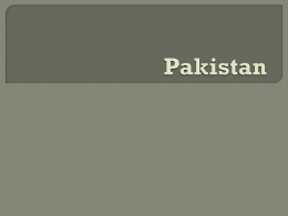 Pakistan - Puesta del Sol