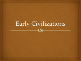 Early Civilizations Masterx