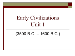 Early Civilizations PP