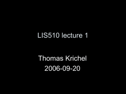 LIS510 lecture 0 - Open Library Society