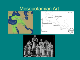 Mesopotamian Art - High Point Regional High School