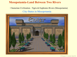 Mesopotamia Powerpoint Presentation