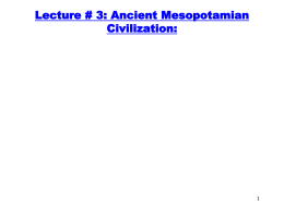 Lecture-3_Ancient_MESOPOTAMIA