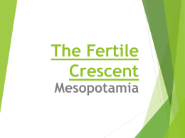 Fertile Crescent Mesopotamia