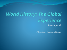 World History: The Global Experience