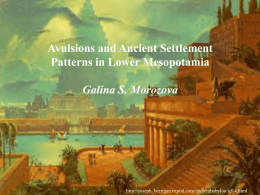 Avulsions and Ancient Settlement Patterns in Lower Mesopotamia