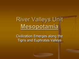 River Valleys Unit Mesopotamia