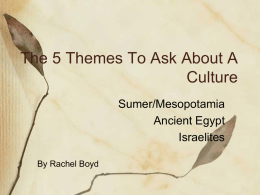 The 5 Themes To Ask About A Culture