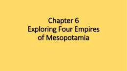 Chapter 6 Exploring Ancient Mesopotamia