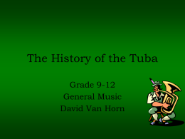 The History of the Tuba