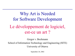 Why art is needed for software engineering