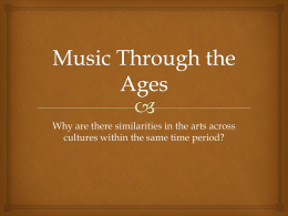 Music Through the Ages