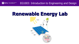 Lab 7 - Renewable Energy