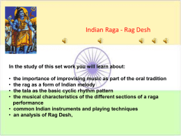 Raga Desh PowerPoint
