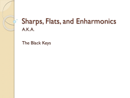 Sharps, Flats, and Enharmonics