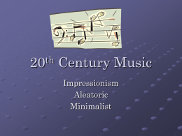 20th Century Music