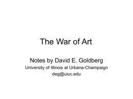 The War of Art DEG 2