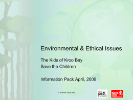 Environmental & Ethical Issues