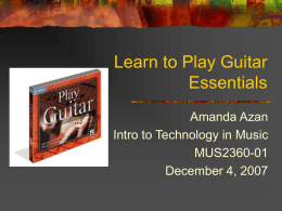 Learn to Play Guitar Essentials