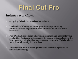 Final Cut Pro - Hollywood Services
