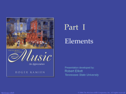 PowerPoint Presentation - Music: An Appreciation by Roger
