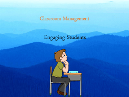 Classroom Management:
