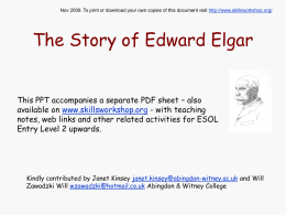 The Story of Edward Elgar