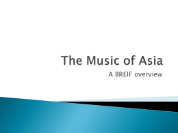 The Music of Asia
