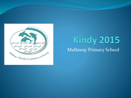 Kindy 2012 - Home - Mullaway Public School