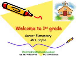 Welcome to 1st grade - Edmond Public Schools > Home