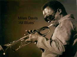 Miles Davis-All Blues - Ravensbourne Performing Arts