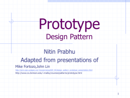 Prototype Design Pattern