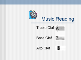 Music Reading - Thurgood Marshall Middle School