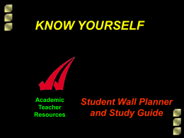 Know Yourself - Como Secondary College