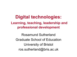 ICT and the Transformation of Learning