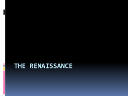 The Renaissance - ENMU ITS Web Media Server — Media