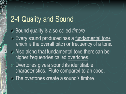 2-4 Quality and Sound