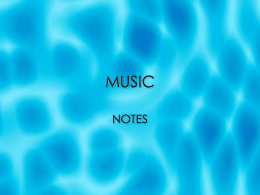PowerPoint Presentation - Music Notes Power Point